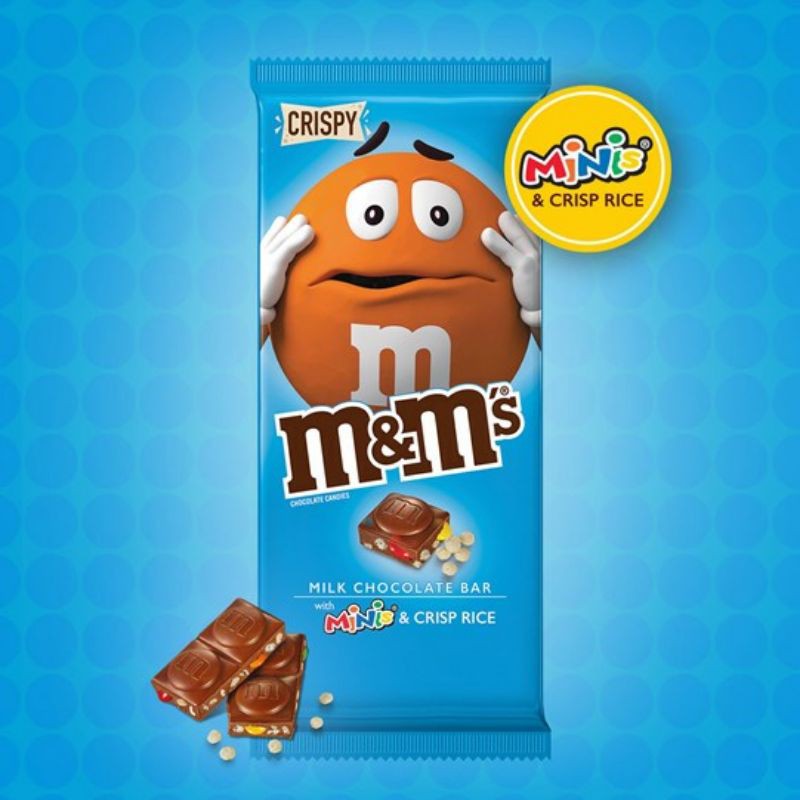 M&Ms Crispy Chocolate Bar (UK imported) 31g Supplier in Dubai, UAE