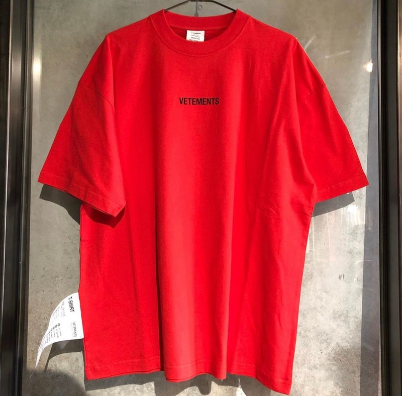 Vetements t shirt 2020 sales