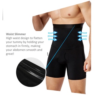 Mens Waist Trainer Shapewear Shorts Tummy Shaper High Waist Body Shaper  Control Belly Underwear Girdle Abdomen Compression Panty