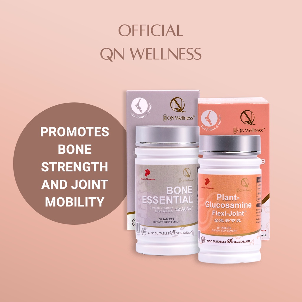 [Bundle of 2] QN Wellness - Bone Essential & Plant Glucosamine - 100% ...