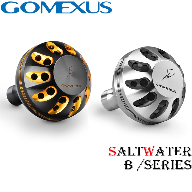  GOMEXUS Power Handle Compatible for Shimano Saragosa SW 6000- 8000 Silver : Sports & Outdoors