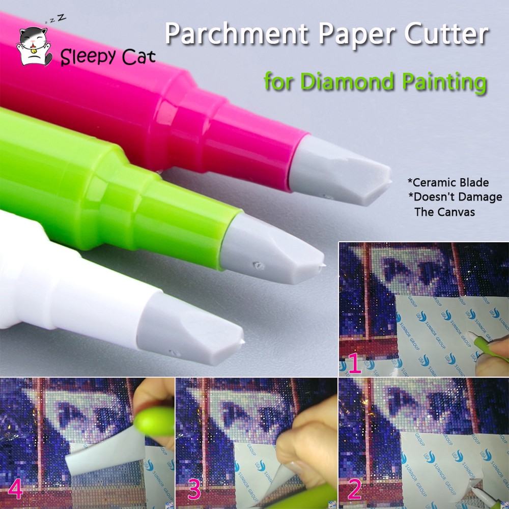 Diamond Painting Parchment Paper Cutter Ceramic Blade to Cut the Cover