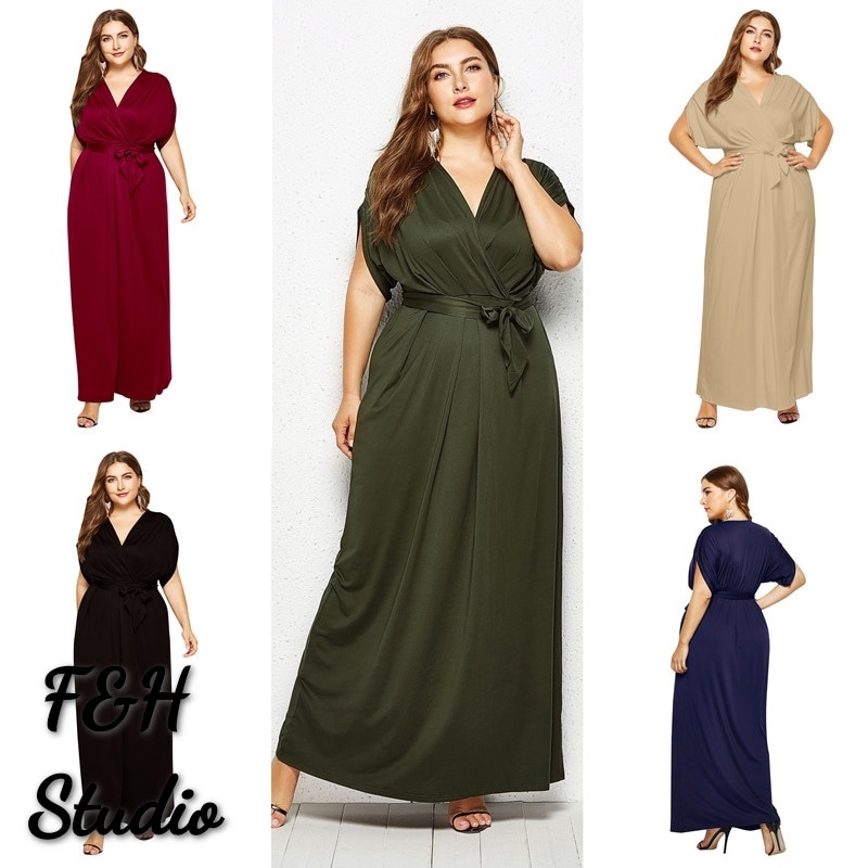 oversized maxi dress plus size