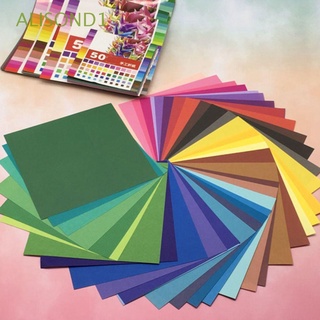 50 Sheets of Decorative Folding Paper Diy Craft Paper A4 Painting Paper  Color Paper for Printer