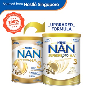 Nan Supreme Pro HA 3 Growing Up Milk 800g delivery near you in Singapore