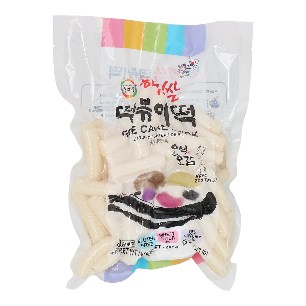 Tteokbokki Rice Cake Slice 650g Toppoki Stick Korean Food Mart ...