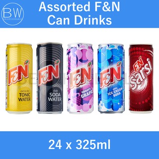 Assorted F&N Can Drinks (Tonic Water / Grape / Ice Cream Soda / Sarsi ...