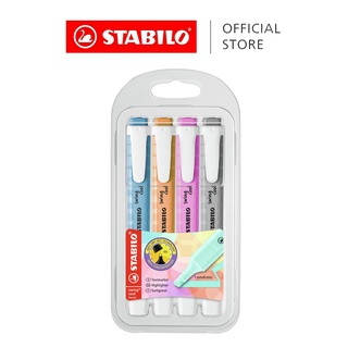 STABILO swing cool Pastel Highlighter Pen and Text Marker (4/6/8 Colours)