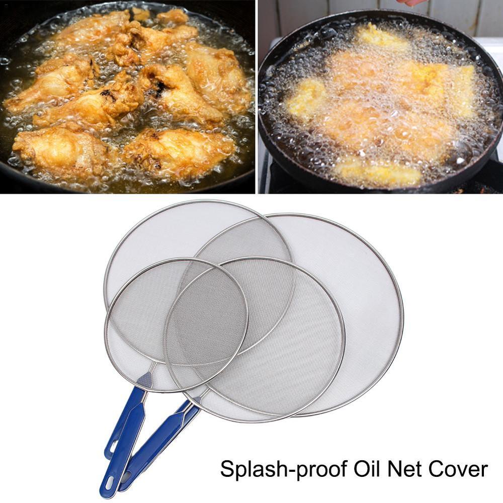 Grease Splatter Screen Guards Mesh Stainless Steel Pan Pot Frying Oil ...