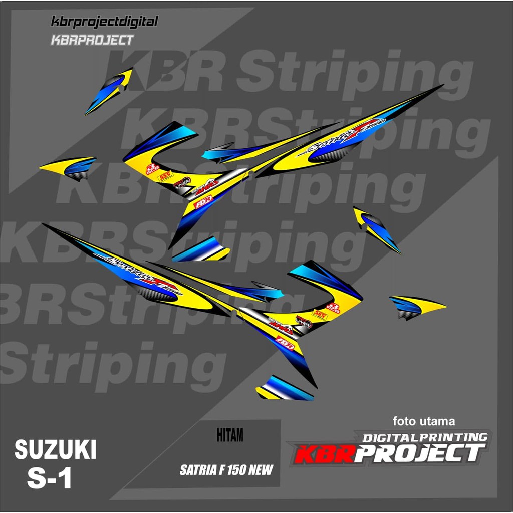SUZUKI Satria F 150 New striping Satria F 150 New Motor ...