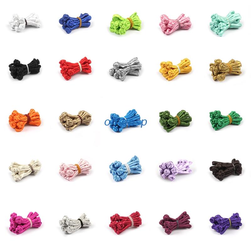Og [READY STOCK]  20 Pairs Chinese Tang Suit Handmade Cheongsam Buttons Knot Fastener Closures DIY Clothing Accessories