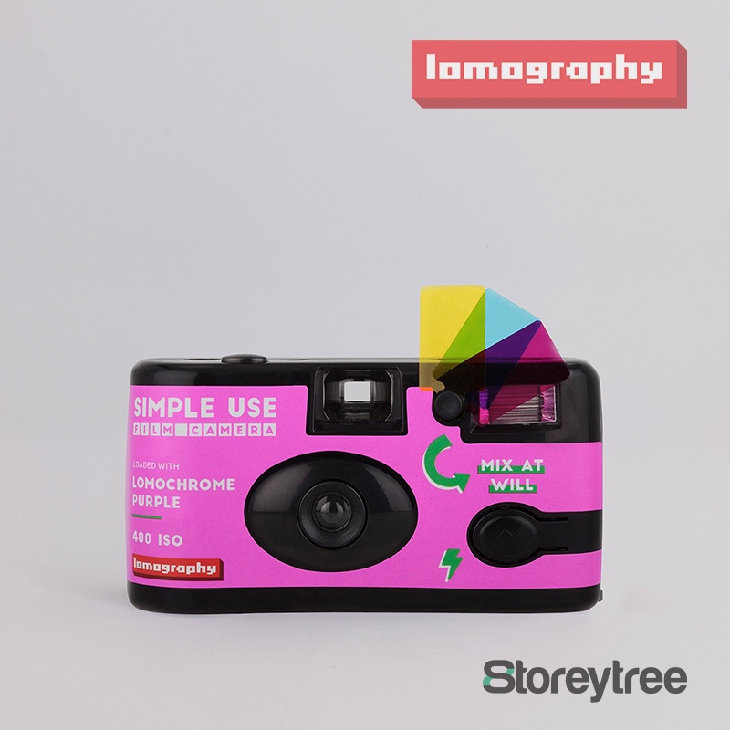 Lomography Simple Use Film Camera Lomochrome Purple | Shopee Singapore