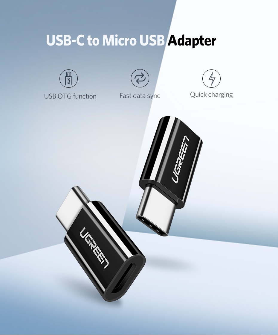 UGREEN USB C to Micro OTG Cable Type C Adapter Converter | Shopee Singapore