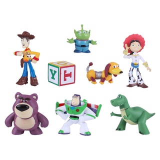 5pcs Toy Story 3 Buzz Lightyear Woody Mini Action Figure Mignon Lotso Alien  Rex Poupée Jouet Collectible Modèle Jouets Enfants Cadeau de Noël