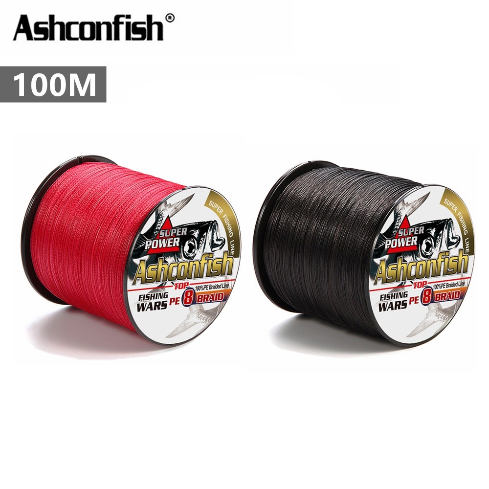 Ashconfish 8 Strands 100M Braided Fishing Line X8 PE Line