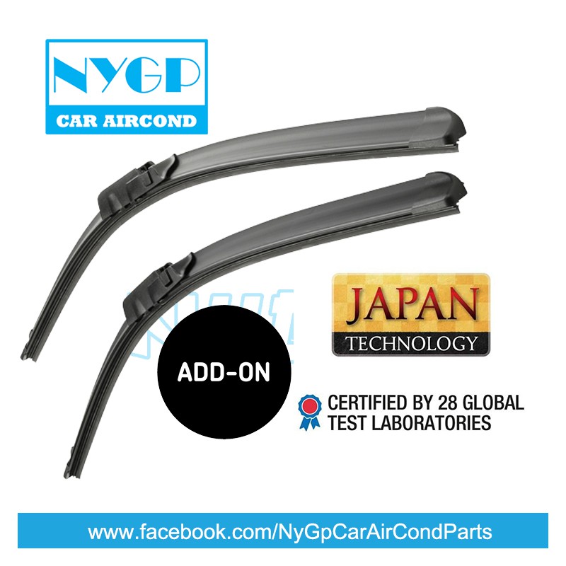 NYGP RACING Car Wiper JAPAN TECH GENITIC Soft Rubber Wipers Blade ( No box ) Shopee Singapore