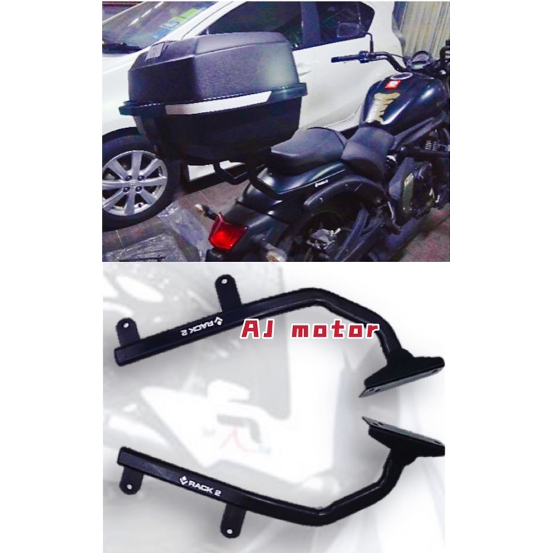 Vulcans650 MONORACKJ HEAVY DUTY KAWASAKI VULCANS S650 RACK Foot BOX