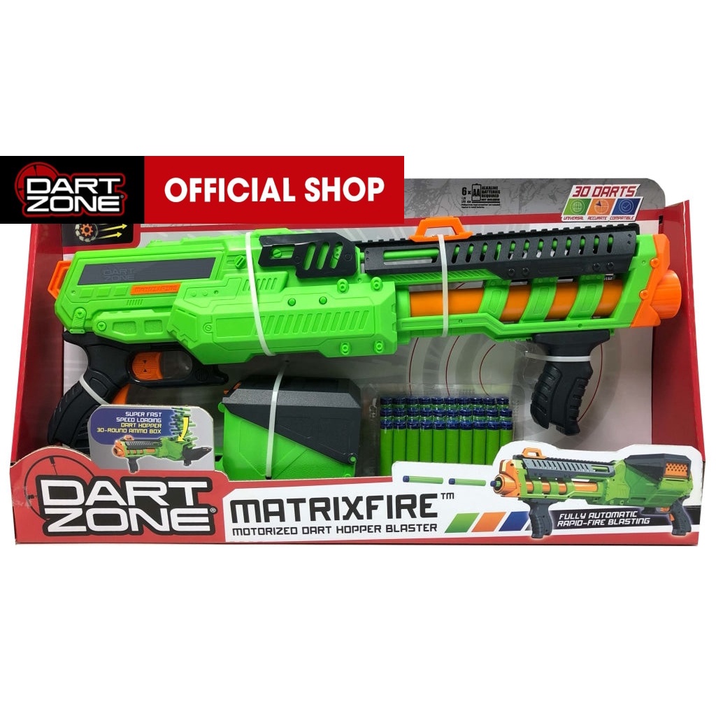 Dart Zone Matrixfire Motorized Hopper Blaster Shopee Singapore