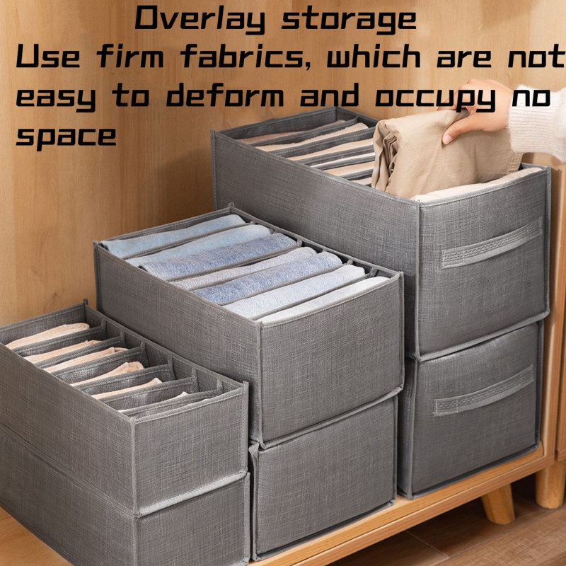 Upgraded Foldable Pant Drawer Storage Box Clothes Drawer Organizer