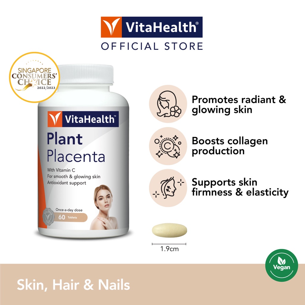 Plant Placenta 30s/60s[EXP 04-2025] - Vegetarian placenta from melon, support skin firmness, hydration & rejuvenation