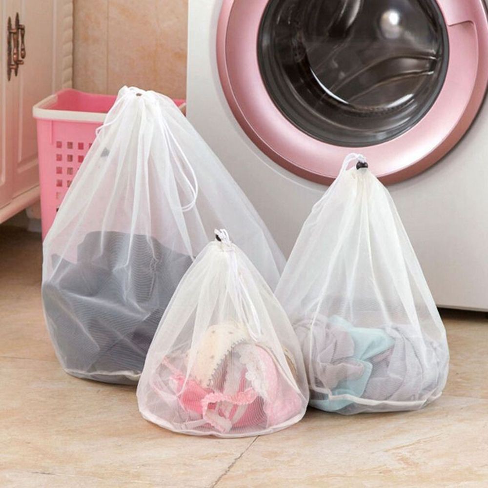 3 Sizes Useful Net Bag Clothes Mesh Laundry Wash Bags Washing