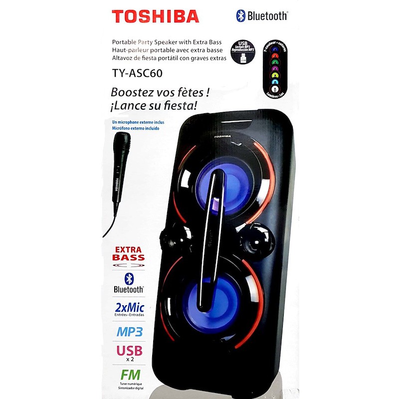 Toshiba TY-ASC60 Rechargeable Wireless Bluetooth Audio Streaming
