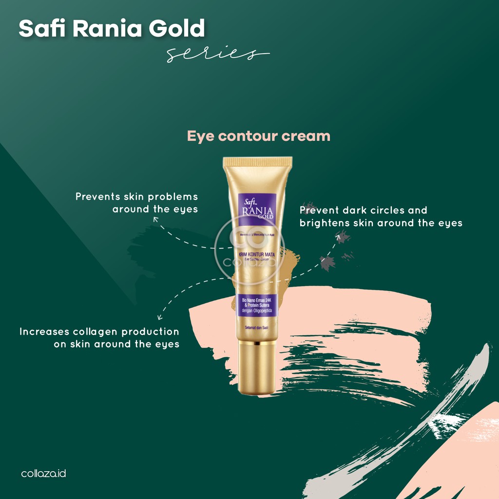 Malaysia Safi Safi Rania Gold Eye Cream 15 gr Shopee Singapore
