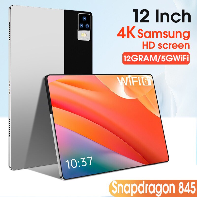 2022 New Snapdragon 845 Android 11 Tablets 12GB 512GB 12Inch HD 4K