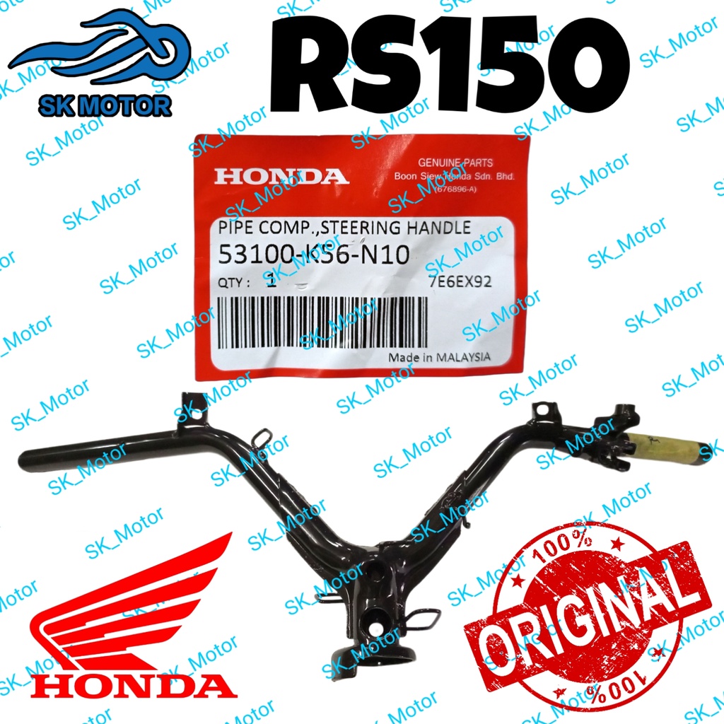 Honda Rs150 Rs 150 R V1 V2 V3 Handle Bar Handlebar 53100 K56 N10 Bar Hendal Bar Hander Balancer 0210