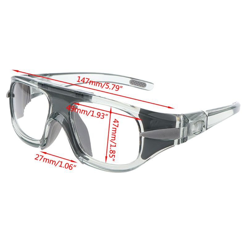 Sports Glasses Protective Eye Safety Goggles Optical Frame Removable ...