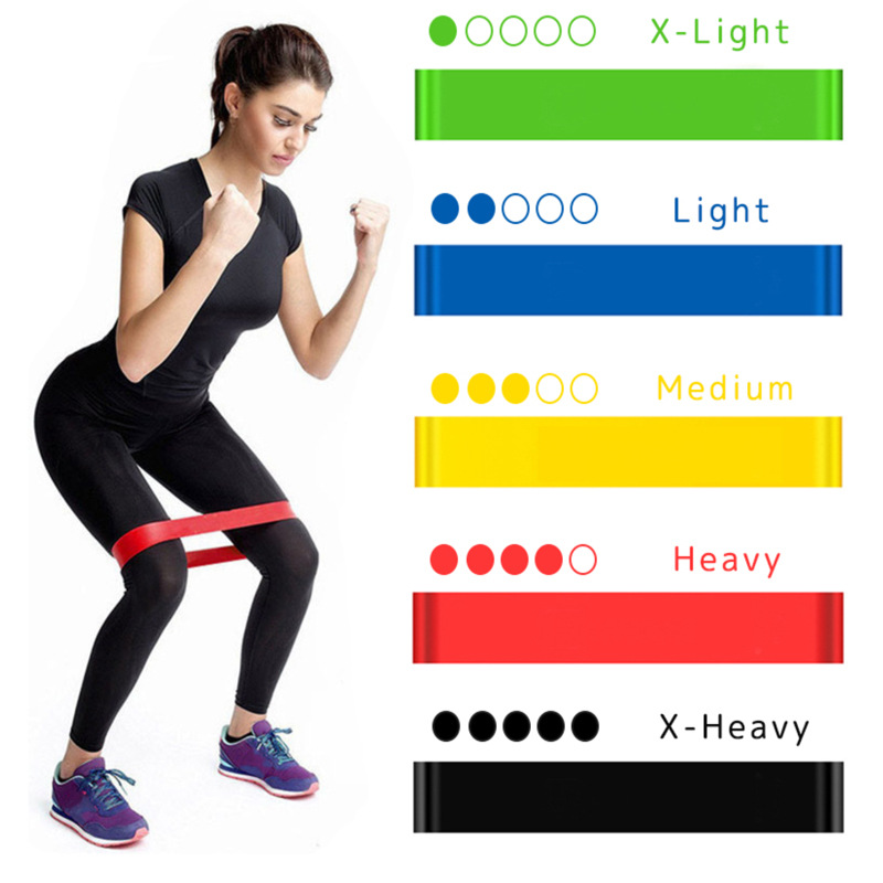 Resistance Band Yoga Pilates Rally Loop Fitness Warm up Equipment Home Exercise Products Weight Optional Shopee Singapore