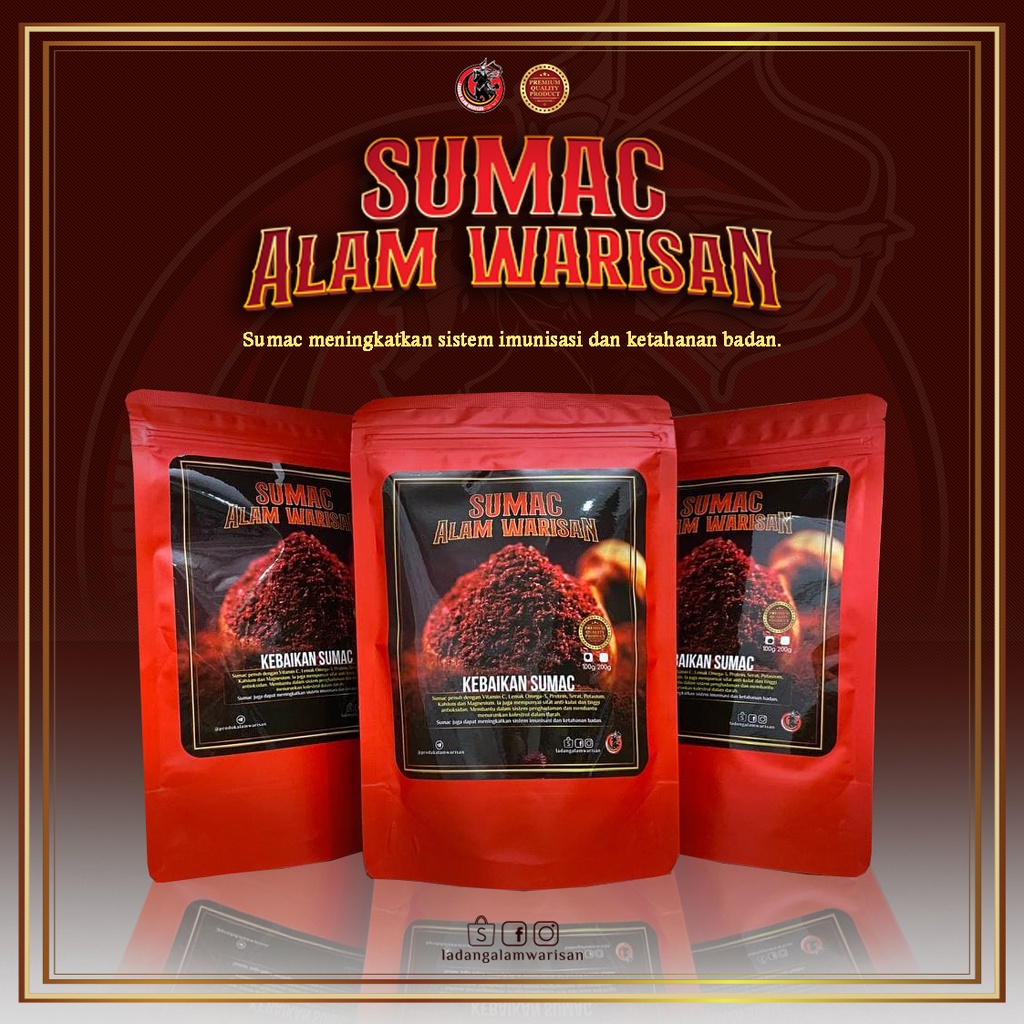 Sumac Alam Legacy Premium Quality 100g Shopee Singapore