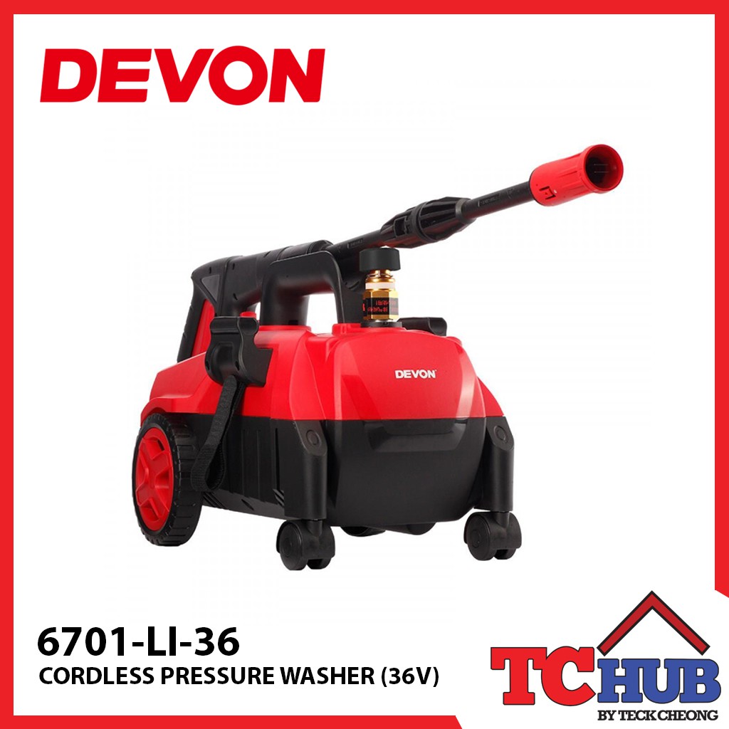 Devon 6701Li36 Pressure Washer (50 Bar) Shopee Singapore