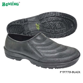 All black hot sale waterproof shoes