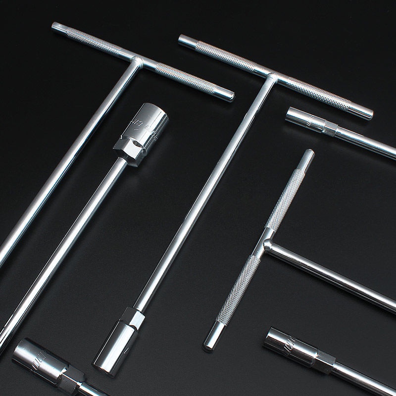 [T-Type Socket Wrench] Manual T-Type Socket Wrench Multifunctional T-Shaped Outer Hexagon Wrench Car Motorcycle/T-Shaped Hexagonal Socket Wrench