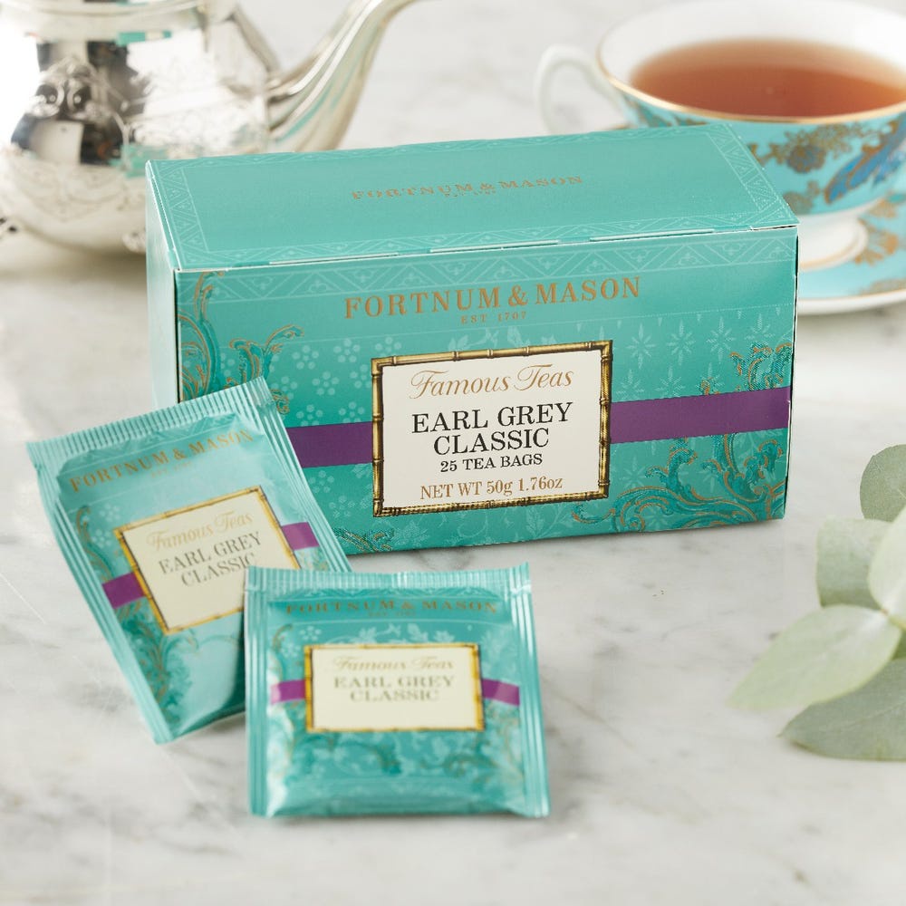 FORTNUM & MASON EARL GREY CLASSIC 2箱セット FORTNUM AND MASON EARL GREY CLASSIC TEA BAGS (25 BAGS) | Shopee