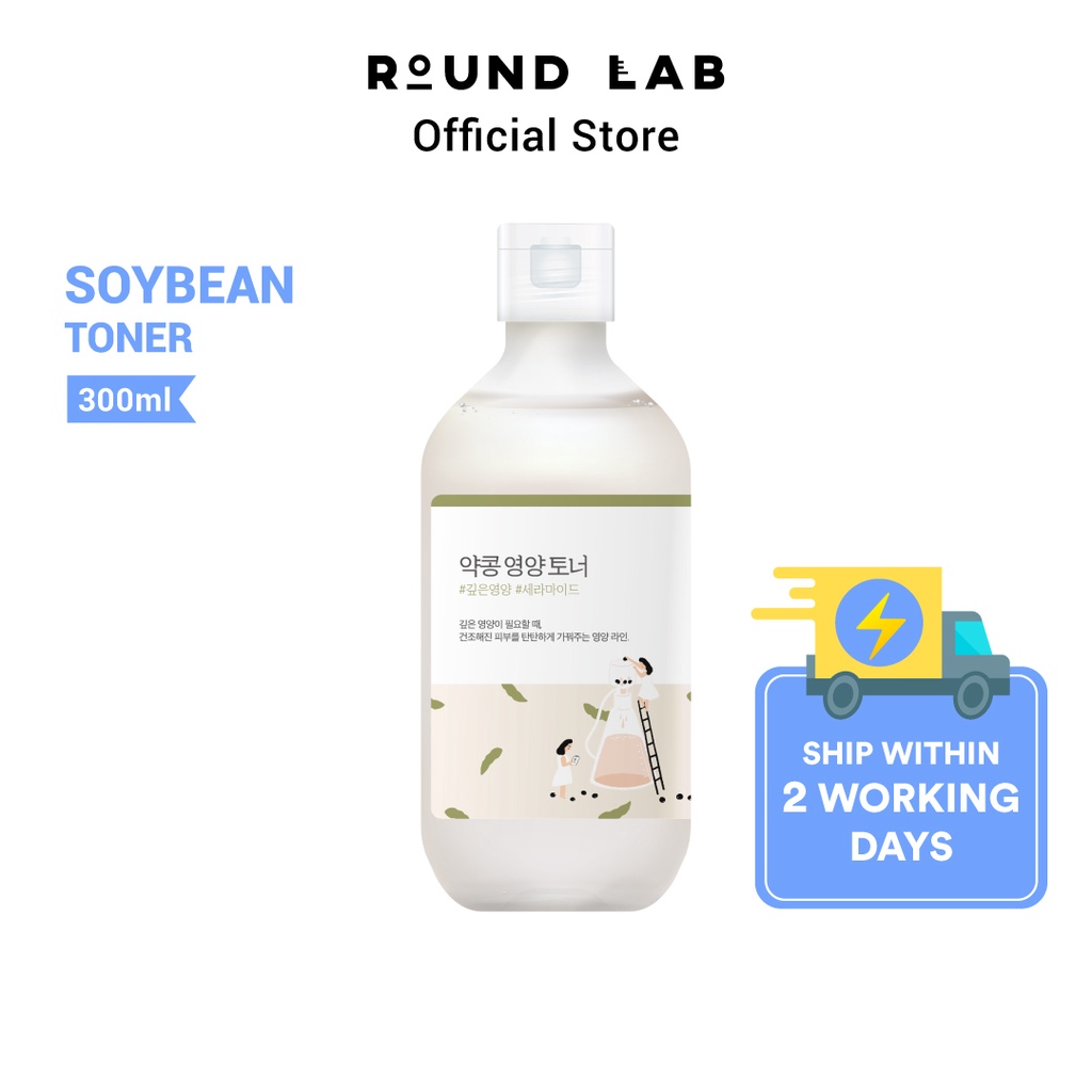 ROUND LAB Soybean Nourishing Toner 300ml | Shopee Singapore