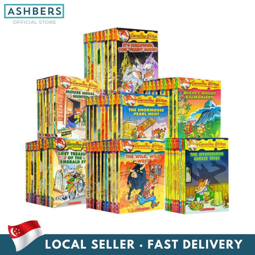 Geronimo Stilton Book Set The 10 Books Collection Set In Various Series Vol 1 70 Shopee Singapore