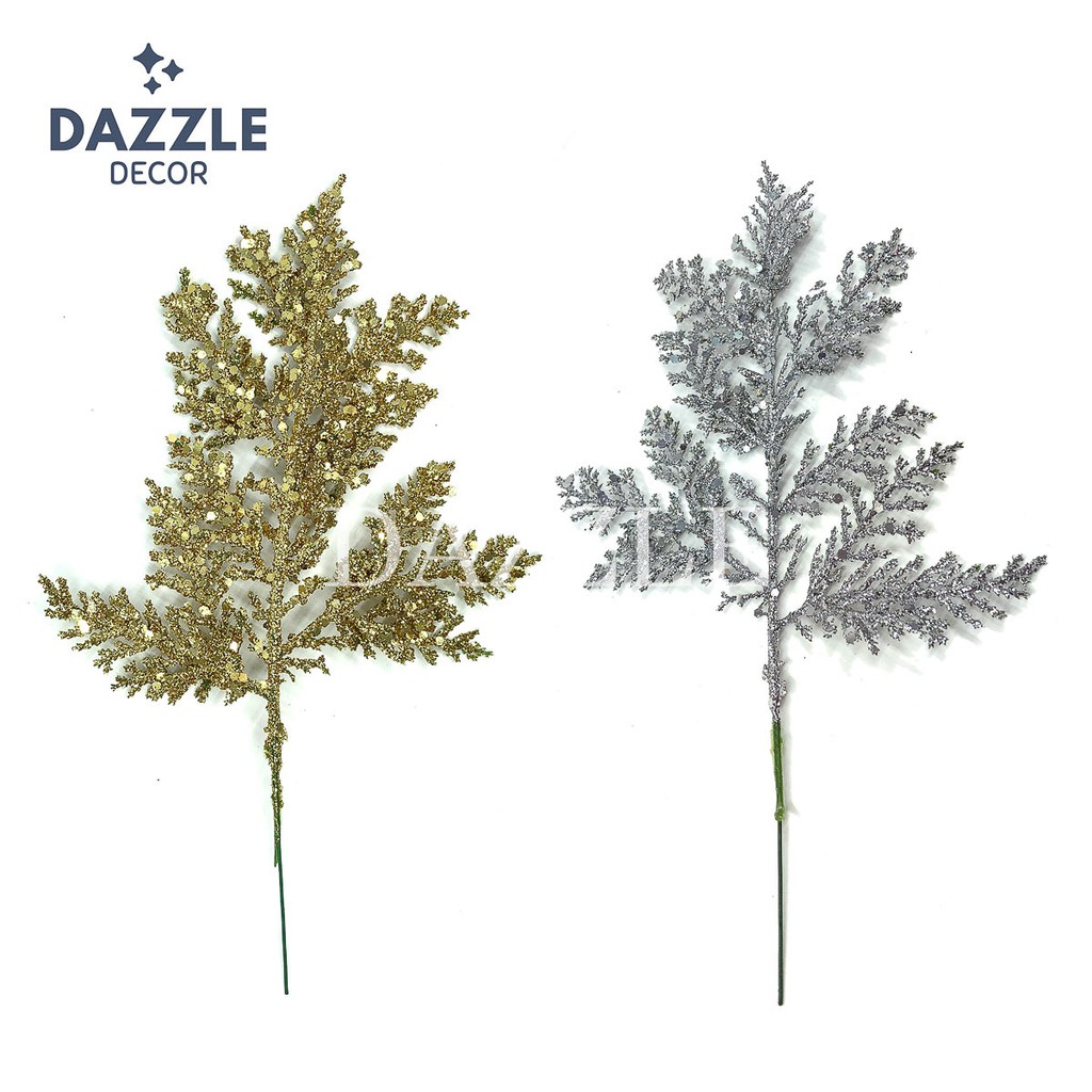 Dazzles Stickers - Gold 3D Christmas Ornaments