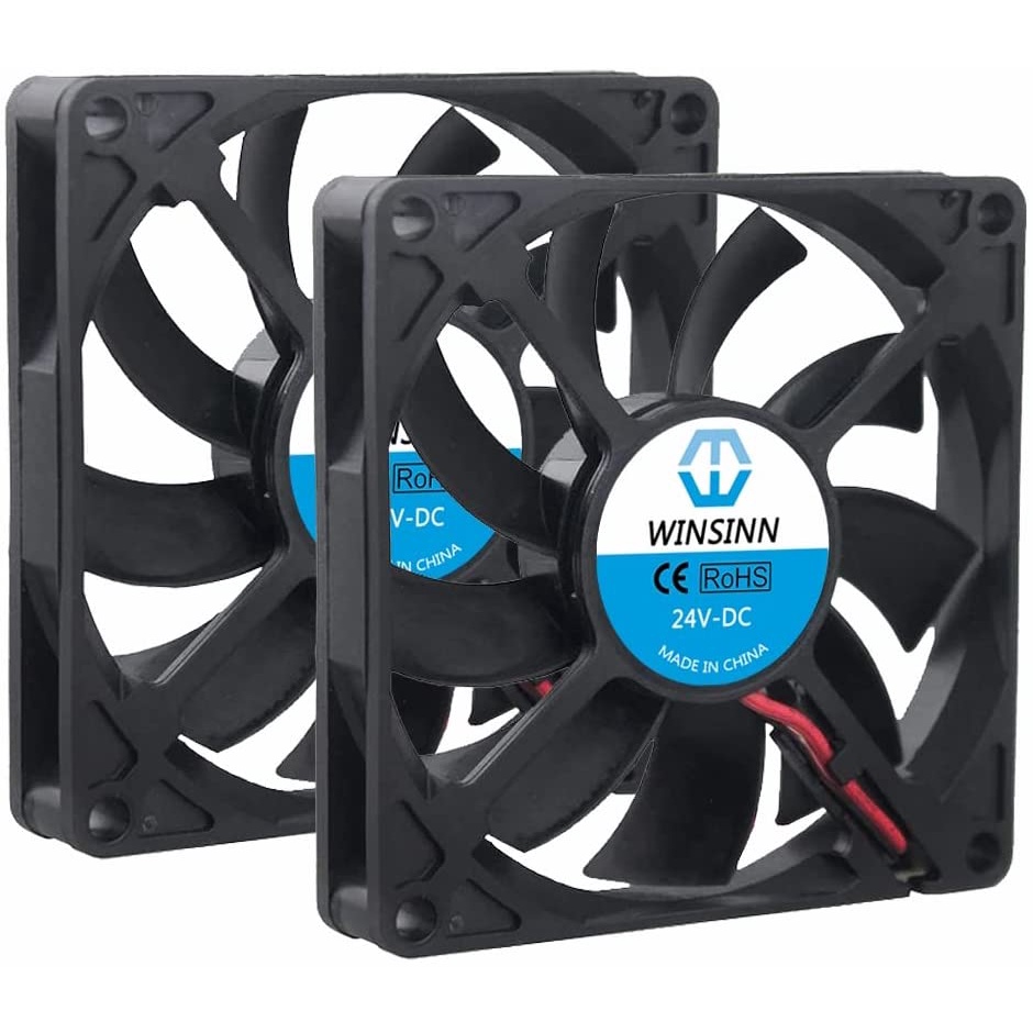 WINSINN 80mm Fan 24V Brushless 8015 80x15mm for Cooling PC Computer ...