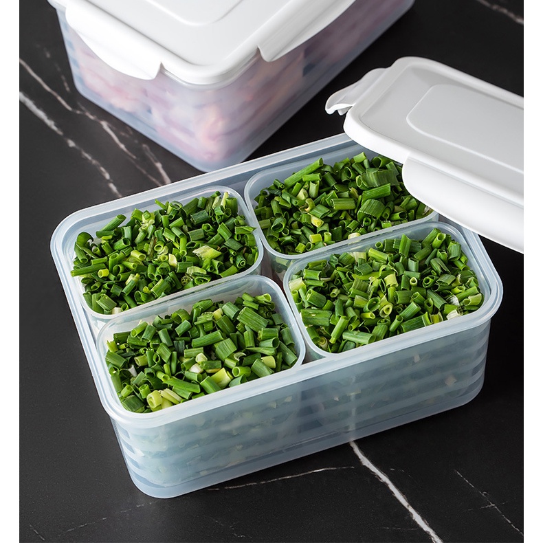 Refrigerator Fridge Meat Preservation Storage Box Food Grade Organizer ...