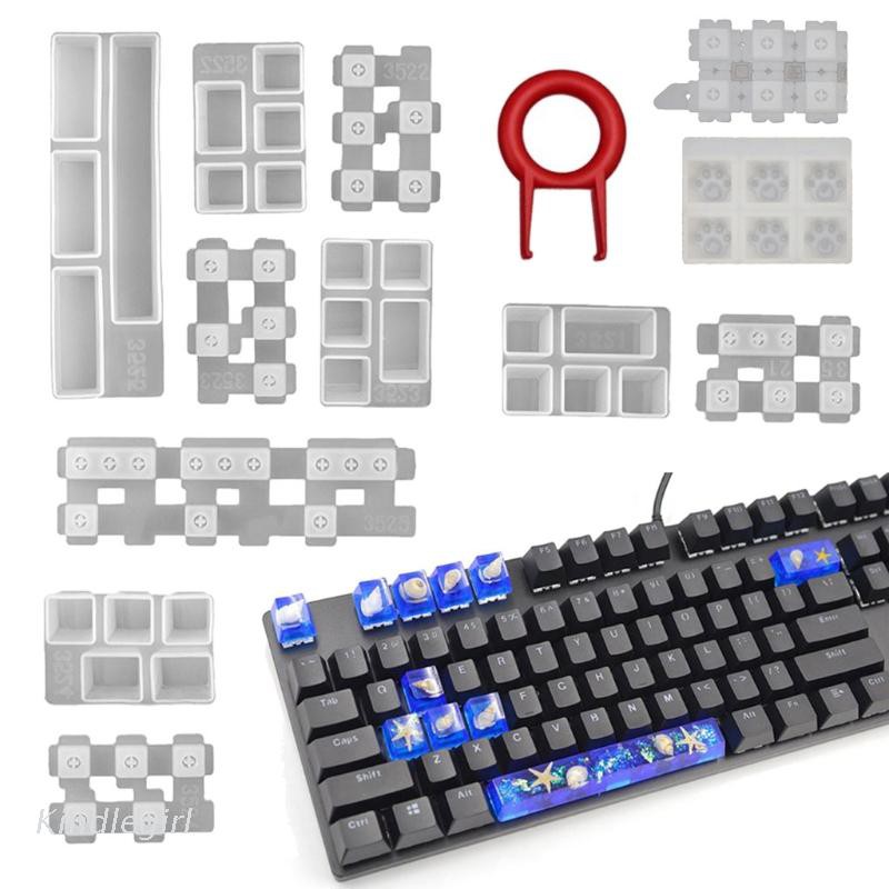 KING Compatible with Cherry MX Mechanical Gaming Keyboard Epoxy Resin ...