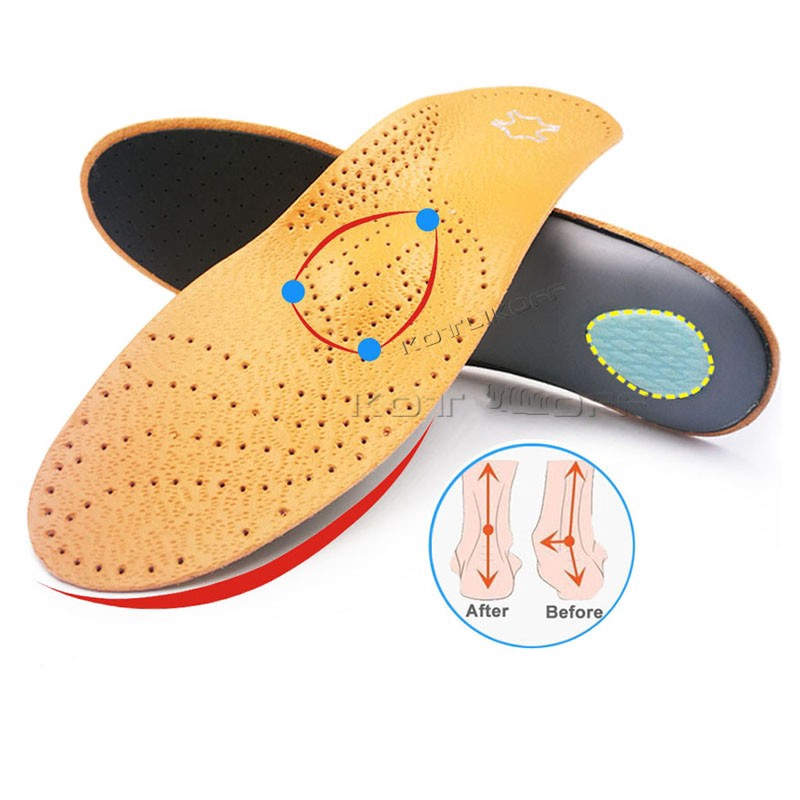 Full Length Deluxe Leather Orthotic Insole / insole Leather orthotics