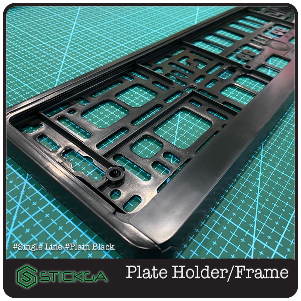 [🇸🇬SG Local Seller] Car Plate Holder / Car Plate Frame (Plain Black