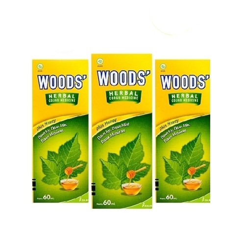 WOODS HERBAL+HONEY 60 ML / OBAT BATUK BERDAHAK HERBAL / BATUK FLU / OBAT BATUK TRADISIONAL - Gambar 3