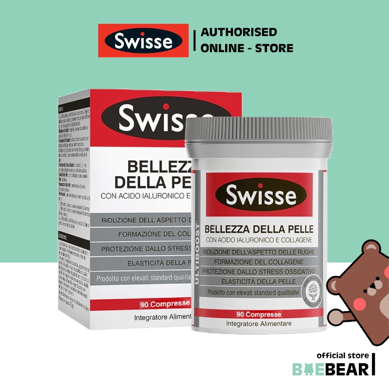 (Brand Authorised) Swisse Bellezza Della Pelle Hyaluronic Acid Collagen 30 / 90 Tablets [BaeBear.sg]