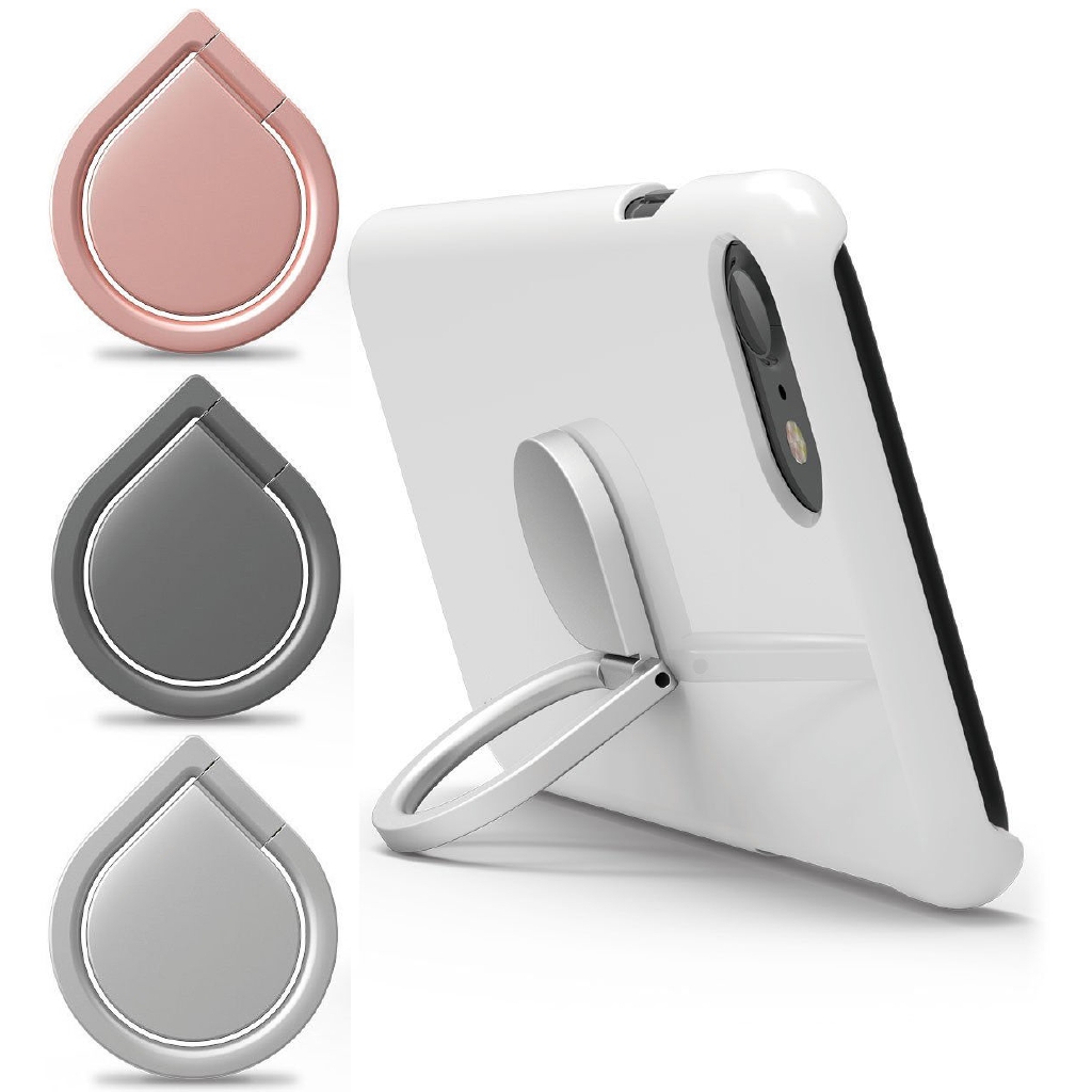 New Universal 360° Drop iRing Mobile Phone Stand Rotating Finger Ring Smart Grip