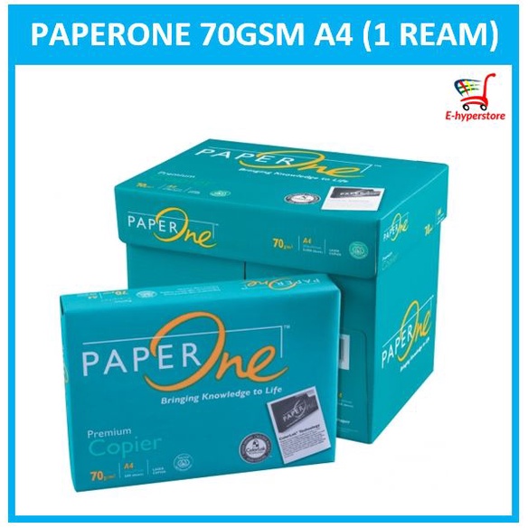 PaperOne Paper One 70gsm 1 Ream A4 Size Copier Paper Shopee Singapore