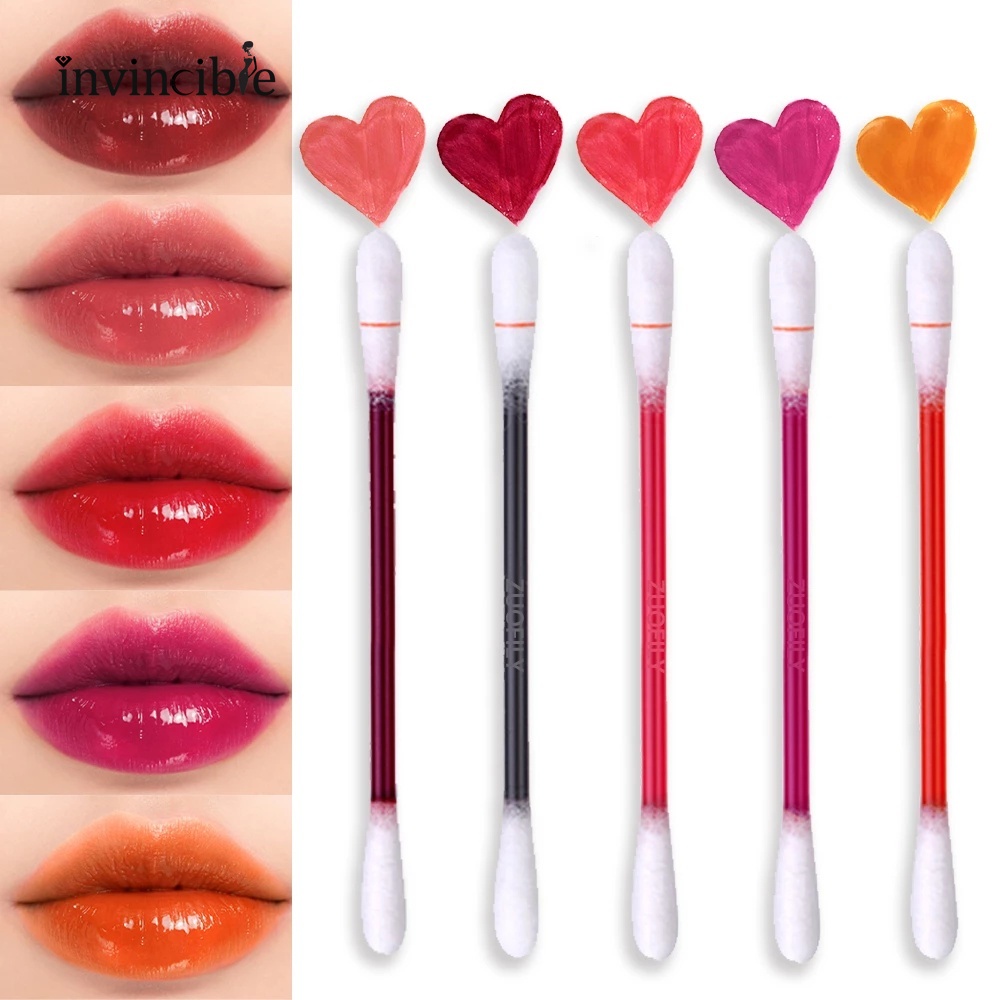 20 Pcs/ Set Disposable Cotton Swab Lipstick/ Creative Nofading Lip