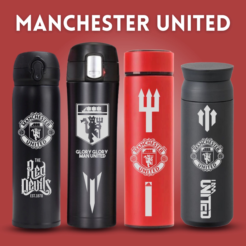 TERMOS Manchester UNITED TUMBLER Thermos CUSTOM MANCHESTER UNITED